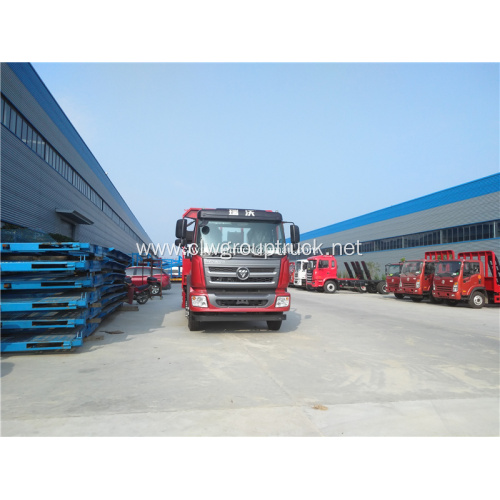 Foton light truck flat bed excavator transport